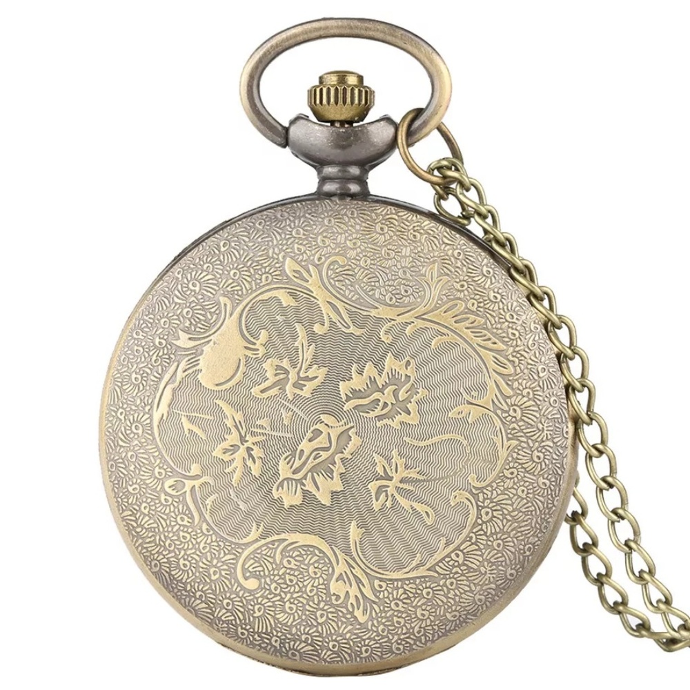 โฅ๏ธ๐๏ธ "TO MY SON" Antique bronze chain watch - Picture 2 of 4